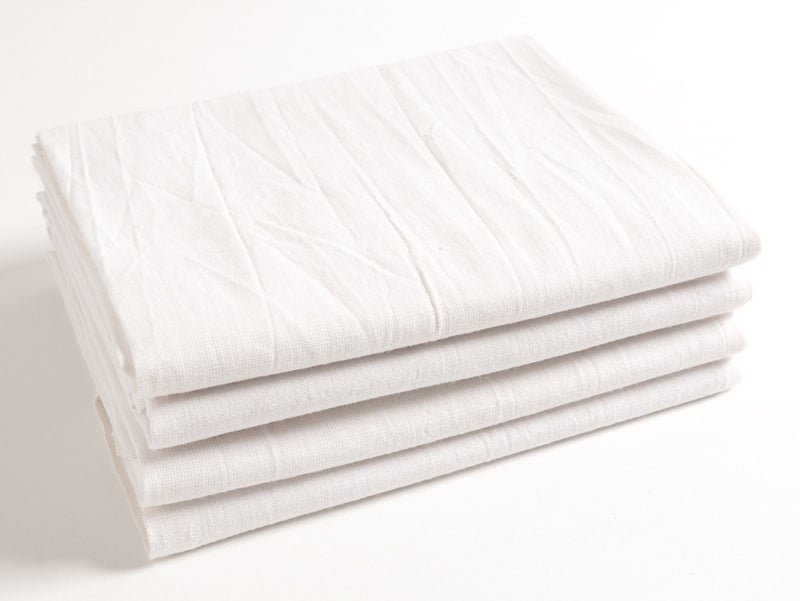 KAF Home Flour Sack Kitchen Towels, White, Set of 4, 100% Cotton - Image 2